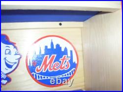 New York Met Bobble head display case 14 x 22 inches custom made 16 bobbles