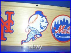 New York Met Bobble head display case 14 x 22 inches custom made 16 bobbles