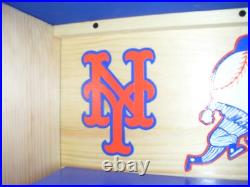 New York Met Bobble head display case 14 x 22 inches custom made 16 bobbles