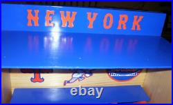 New York Met Bobble head display case 14 x 22 inches custom made 16 bobbles