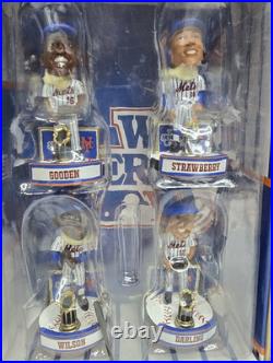 New York Mets 1986 World Series Champions Mini Bobblehead Boxed Set Ltd Edition
