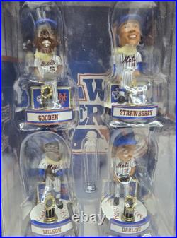 New York Mets 1986 World Series Champions Mini Bobblehead Boxed Set Ltd Edition