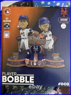 New York Mets Bobblehead Tom Seaver Pete Also Rookie Of The Year FOCO Set