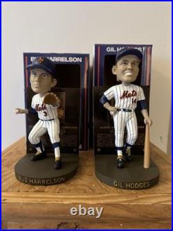 New York Mets GIL HODGES & BUD HARRELSON Hall of Fame Bobblehead Set 5/13/25 SGA