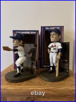 New York Mets GIL HODGES & BUD HARRELSON Hall of Fame Bobblehead Set 5/13/25 SGA