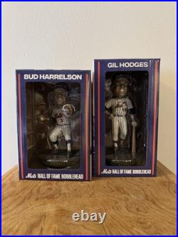 New York Mets GIL HODGES & BUD HARRELSON Hall of Fame Bobblehead Set 5/13/25 SGA