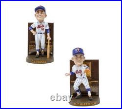 New York Mets Gil Hodges & Bud Harrelson Hall Of Fame Bobblehead Set 5/13/25 Sga