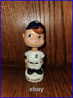 New York Yankee Mini Moon Face Nodder/Bobblehead/Bobbing Head ORIGINAL