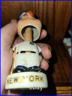 New York Yankee Mini Moon Face Nodder/Bobblehead/Bobbing Head ORIGINAL