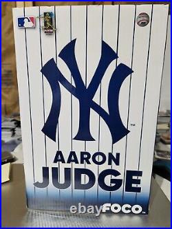 New York Yankees Aaron Judge Judgement Day All Rise Bobblehead By Foco MLB NIB