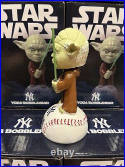 New York Yankees Star Wars Night Yoda Bobblehead Bobble Figurine 5/25 2022 SGA