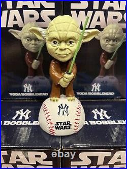 New York Yankees Star Wars Night Yoda Bobblehead Bobble Figurine 5/25 2022 SGA