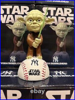 New York Yankees Star Wars Night Yoda Bobblehead Bobble Figurine 5/25 2022 SGA