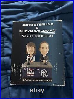 New York Yankees Suzyn Waldman & John Sterling Talking Bobblehead SGA 8/19/22