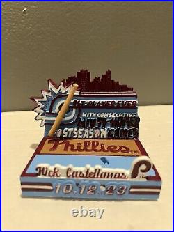 Nick Castellanos Back-to-Back Multi-Home Run Postseason Game Bobblehead #59/72