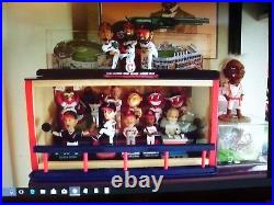 Noah Kahan Bobble head Boston Red Sox Bobble heads display case