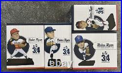 Nolan Ryan Bobbleheads Round Rock Express Rangers Angels Mets Astros Set Of 4