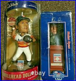 Nolan Ryan HOF Hall of Fame Astros Rangers CC Hooks Bobblehead Set of 2 LE /5034