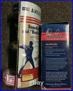 Nolan Ryan HOF Hall of Fame Astros Rangers CC Hooks Bobblehead Set of 2 LE /5034