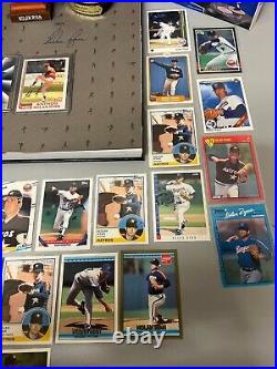 Nolan Ryan SIGNED Lot All Star Baseball Book Hall of Fame Bobblehead Cards SLU