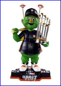 ORBIT Houston Astros Mascot Bobblehead 2022 World Series Champs Trophy New