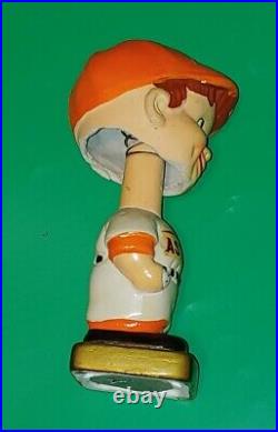 ORBIT Houston Texas Astros Baseball player Mascot MLB vtg Bobble head Bobblehead