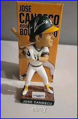 Oakland A's Jose Canseco 1986 ROY signed autographed 2016 bobblehead SGA