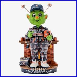 Orbit Houston Astros Holiday Mascot Bobblehead MLB Baseball