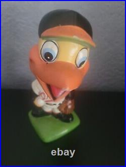 Original 1960 Baltimore Orioles mascot Bobble Bobblehead Nodder Color Base Japan