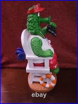 PHILLIE PHANATIC Phillies Mascot Bobblehead Stadium Exclusive Beach Lifeguard