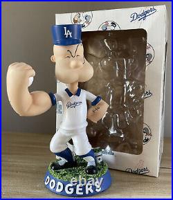 POPEYE the SAILOR MAN 2002 Strike Zone Inc. LOS ANGELES DODGERS Bobblehead NIB