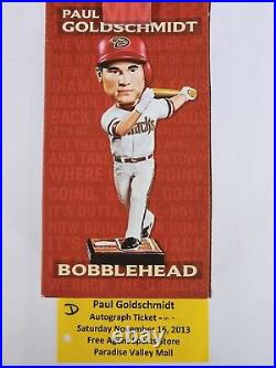 Paul Goldschmidt Signed Bobblehead In Original Packaging