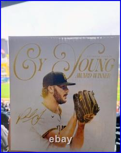 Paul Skenes Pirates STH Golden Cy Young Bobblehead