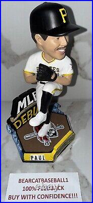 Paul Skenes Pittsburgh Pirates Mlb Debut Bobblehead Foco Nib