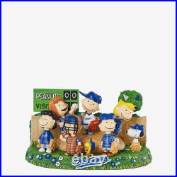 Peanuts Gang Los Angeles Dodgers Baseball Field Mini Bobble Scene Bobblehead