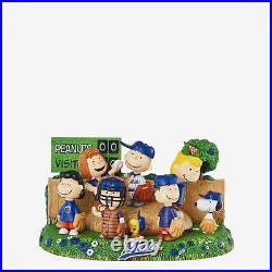 Peanuts Gang New York Mets Baseball Field Mini Bobble Scene Bobblehead MLB
