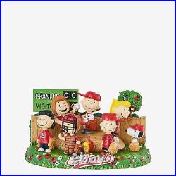 Peanuts Gang St. Louis Cardinals Baseball Field Mini Bobble Scene Bobblehead