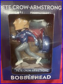 Pete Crow Armstrong Bobblehead From 4/19/25 Giveaway New In Box Unopened