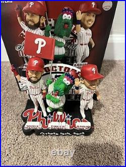 Philadelphia Phillies 2022 NLDS Red October Mini Bobblehead Harper Phanatic