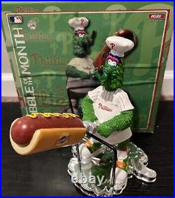 Phillie Phanatic BOTM Hotdog Launcher Bobblehead Philadelphia Phillies Mascot