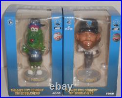 Phillies phanatic & bryce harper city connect 6'' bobbleheads cbp exclusive