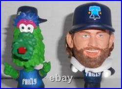 Phillies phanatic & bryce harper city connect 6'' bobbleheads cbp exclusive