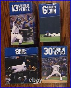 RARE Commemorative 2014 Post Season Kansas City Royals Bobble Head Full Set of 4