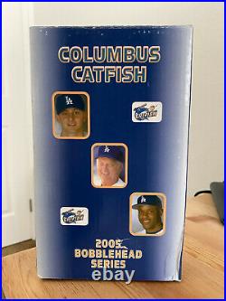 RARE Dodgers Tommy Lasorda 2005 Columbus Catfish Bobblehead WithBox HTF