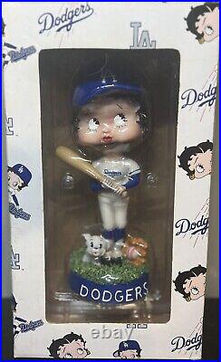 RARE Los Angeles LA Dodgers Betty Boop Bobblehead Strike Zone Vintage With Box