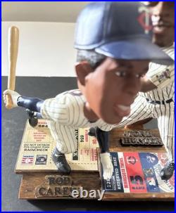 RARE Minnesota Twins Rod Carew & Torri Hunter Then & Now Bobbleheads 195/504
