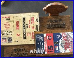 RARE Minnesota Twins Rod Carew & Torri Hunter Then & Now Bobbleheads 195/504