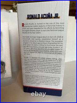 RARE Ronald Acuna Gwinnett Braves Baseball 2019 Bobblehead NEW IN BOX