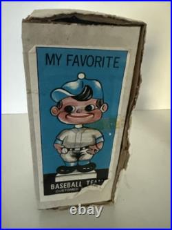RARE Vintage Boston Red Sox MLB Green Base Bobblehead Nodder With Box