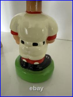 RARE Vintage Cincinnati Reds MLB Green Base Bobblehead Nodder With Box